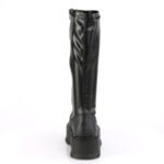 Demonia Japan ブラック ストレッチ ビーガン レザー スラッカー-200 - Image 5