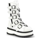 Demonia Japan ホワイトパテント Slacker-160