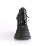 ストンプ 18 デモニア ジャパン ブラック ビーガン レザー グレー ベルベット - Image 3