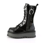 Slacker-220 ブラック ヴィーガン レザー デモニア ジャパン - Image 4